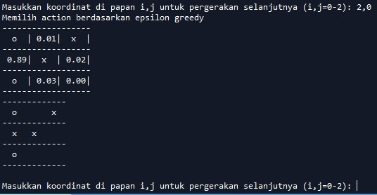 Tampilan TTT di layar setelah respon (2)